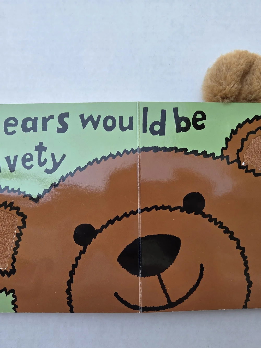 Jellycat If I Were a Bear Touch & Feel Board Book – Sensory Baby Book